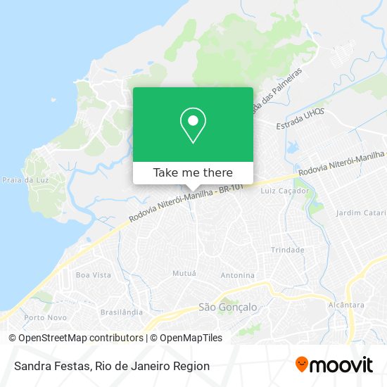 Mapa Sandra Festas