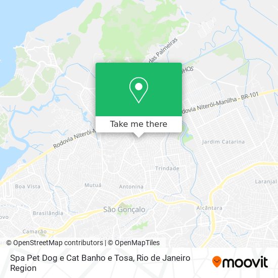 Spa Pet Dog e Cat Banho e Tosa map