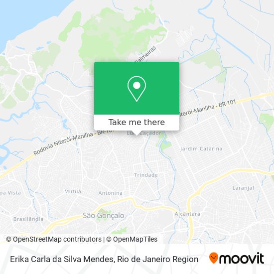 Erika Carla da Silva Mendes map