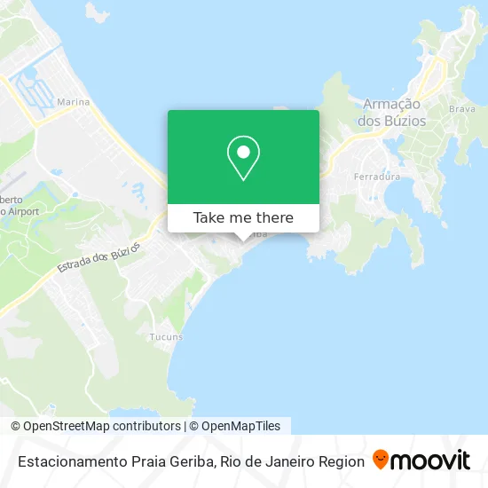 Estacionamento Praia Geriba map