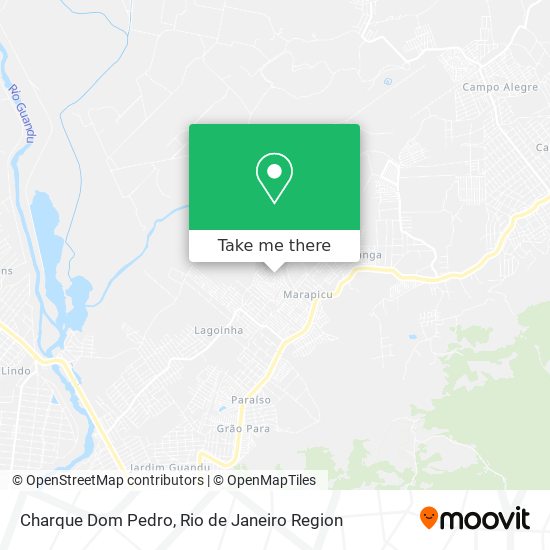 Charque Dom Pedro map
