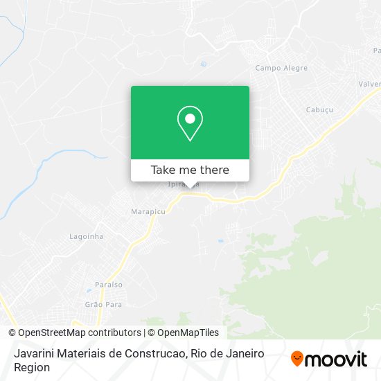 Javarini Materiais de Construcao map