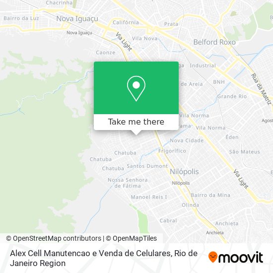 Mapa Alex Cell Manutencao e Venda de Celulares