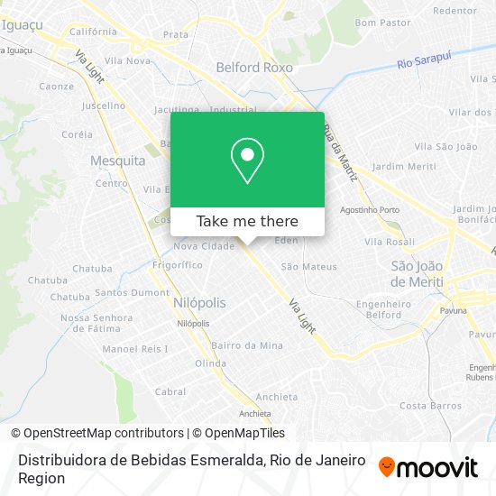 Distribuidora de Bebidas Esmeralda map