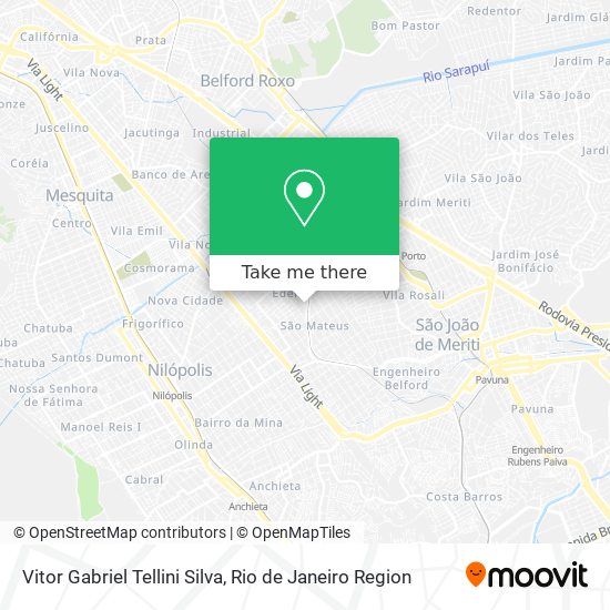 Vitor Gabriel Tellini Silva map