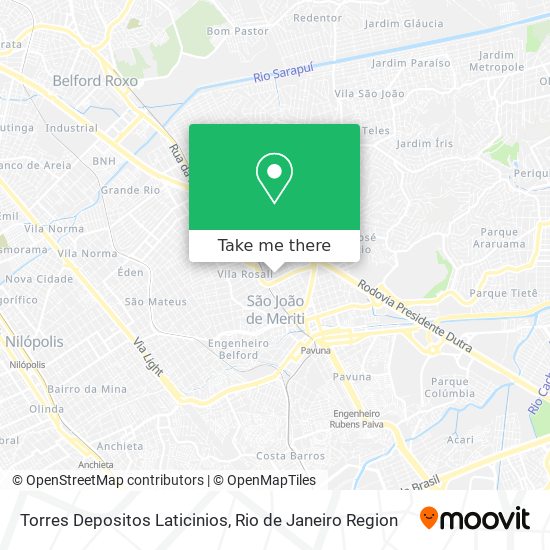 Torres Depositos Laticinios map