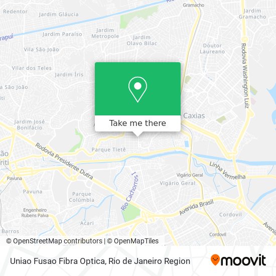 Uniao Fusao Fibra Optica map