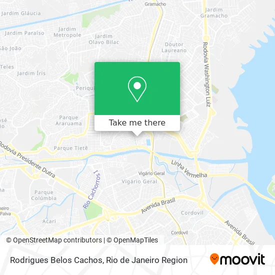 Rodrigues Belos Cachos map