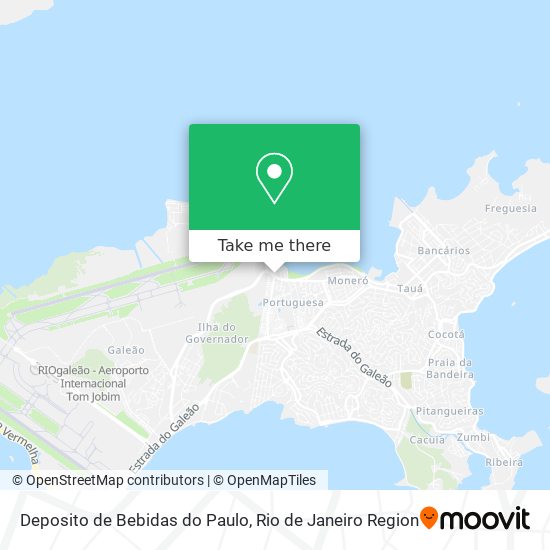 Mapa Deposito de Bebidas do Paulo