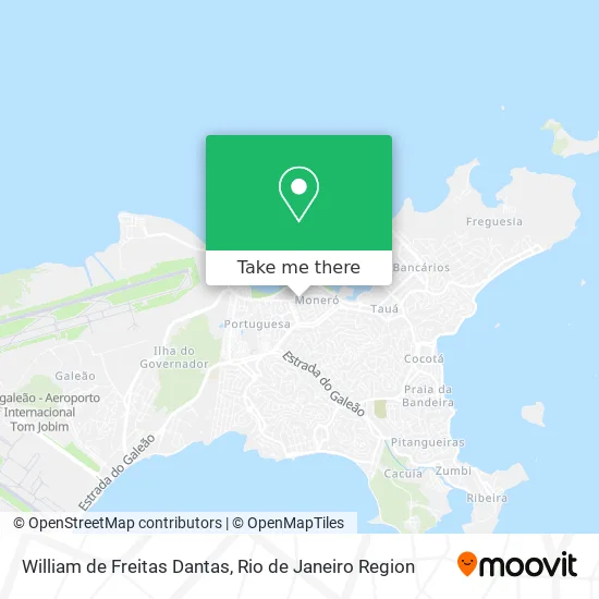 William de Freitas Dantas map