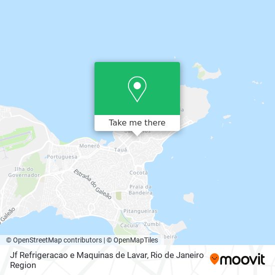 Jf Refrigeracao e Maquinas de Lavar map