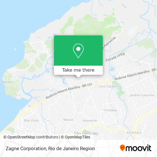 Zagne Corporation map