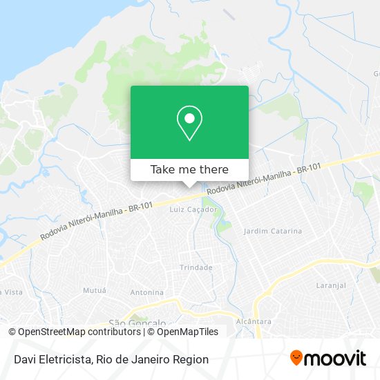 Davi Eletricista map