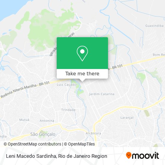 Leni Macedo Sardinha map
