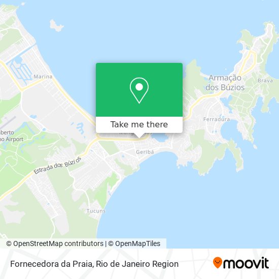 Fornecedora da Praia map