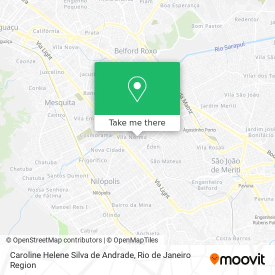 Caroline Helene Silva de Andrade map