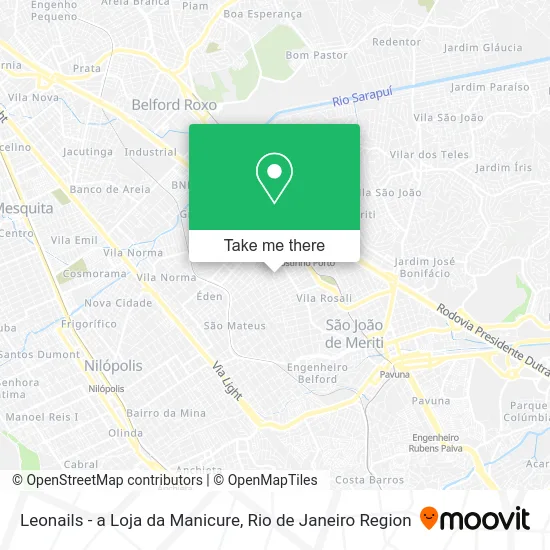 Leonails - a Loja da Manicure map