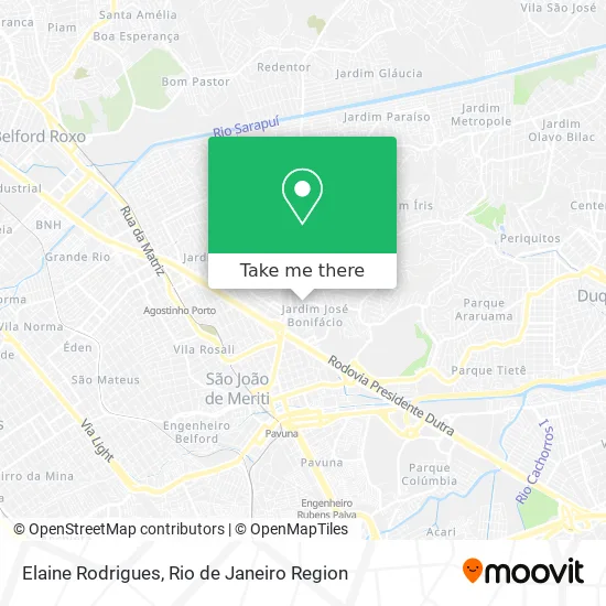 Elaine Rodrigues map