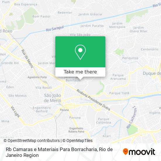 Mapa Rb Camaras e Materiais Para Borracharia