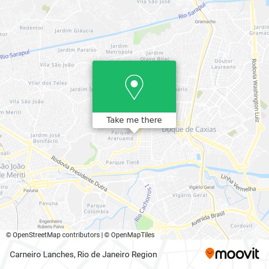 Mapa Carneiro Lanches