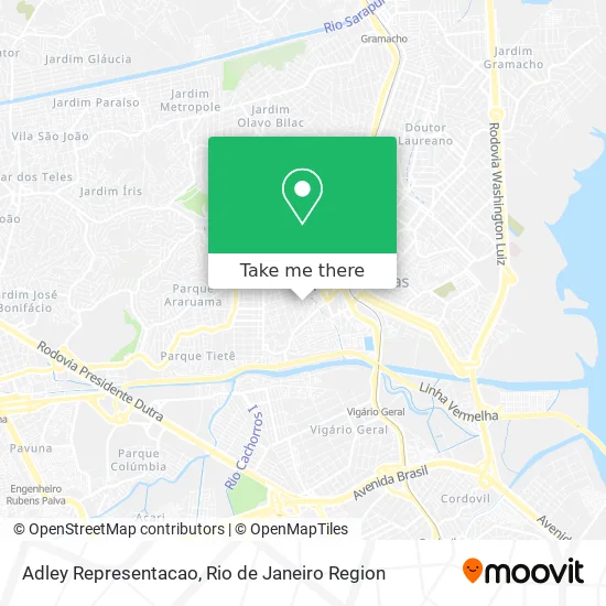 Adley Representacao map