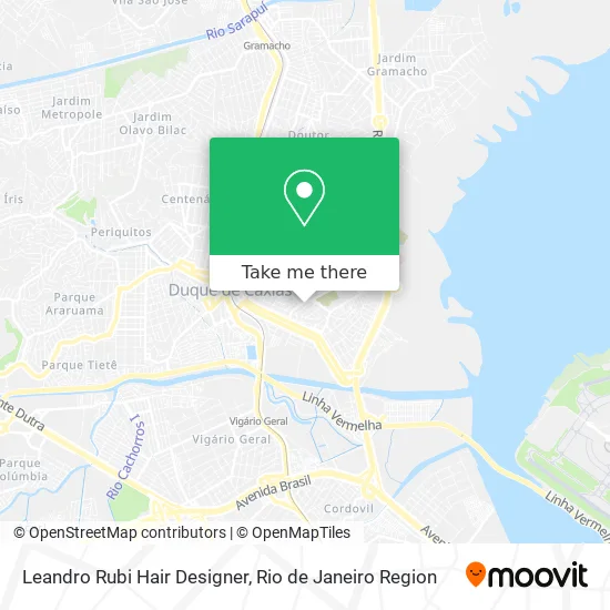 Leandro Rubi Hair Designer map