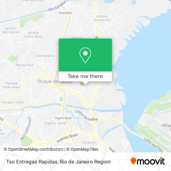 Tso Entregas Rapidas map