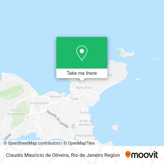 Claudio Mauricio de Oliveira map