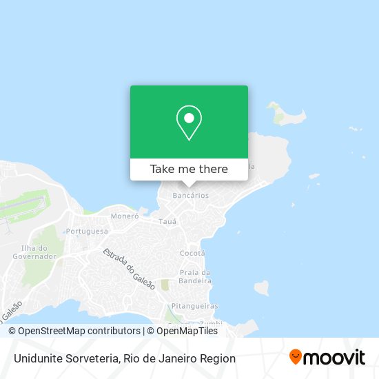 Unidunite Sorveteria map