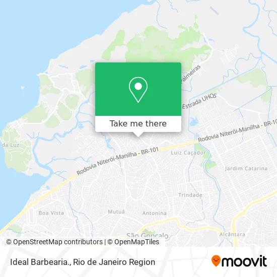 Ideal Barbearia. map