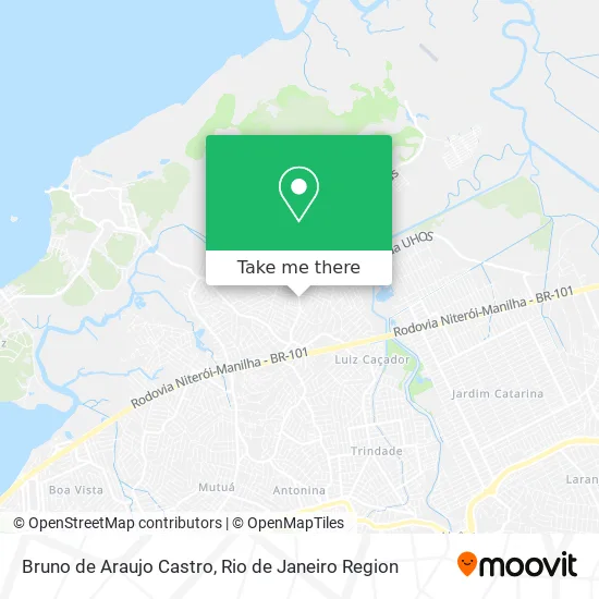 Bruno de Araujo Castro map