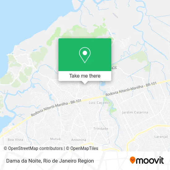Dama da Noite map