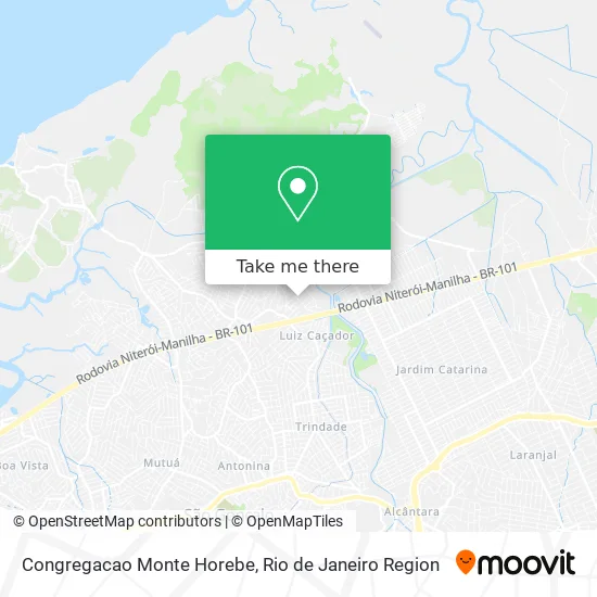 Congregacao Monte Horebe map