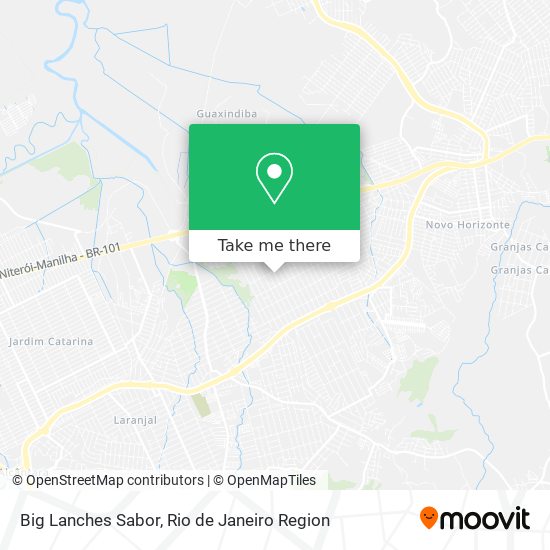 Big Lanches Sabor map