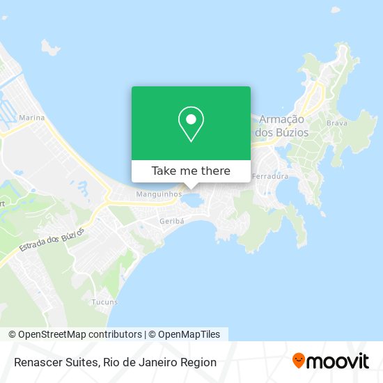 Renascer Suites map