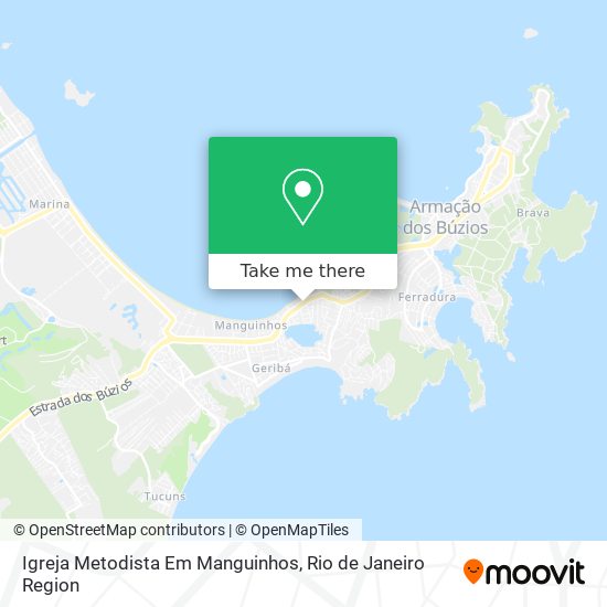 Igreja Metodista Em Manguinhos map