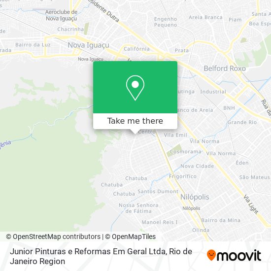 Junior Pinturas e Reformas Em Geral Ltda map