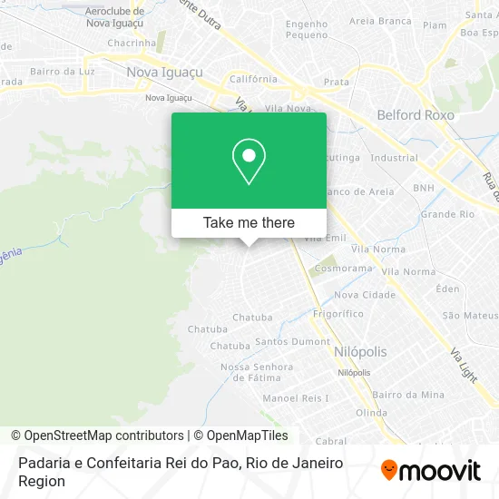 Padaria e Confeitaria Rei do Pao map