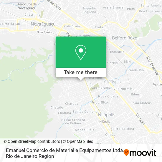 Emanuel Comercio de Material e Equipamentos Ltda map