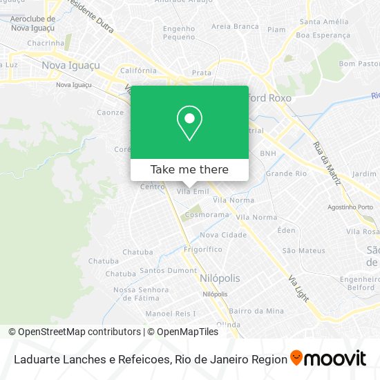 Mapa Laduarte Lanches e Refeicoes