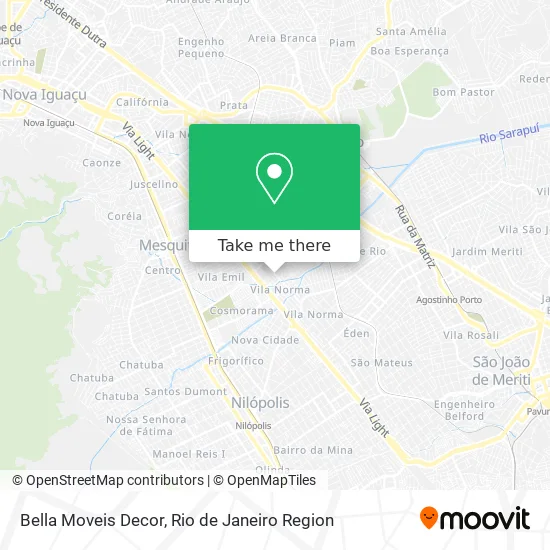 Bella Moveis Decor map