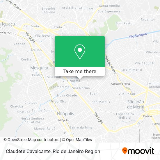 Mapa Claudete Cavalcante