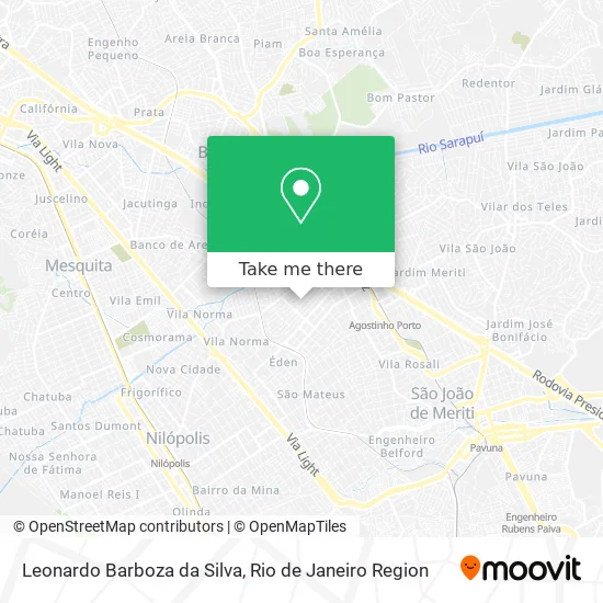 Leonardo Barboza da Silva map