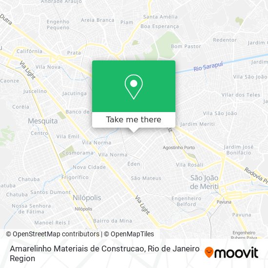 Amarelinho Materiais de Construcao map