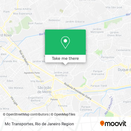 Mc Transportes map