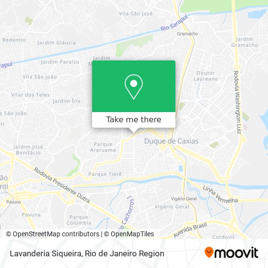 Lavanderia Siqueira map