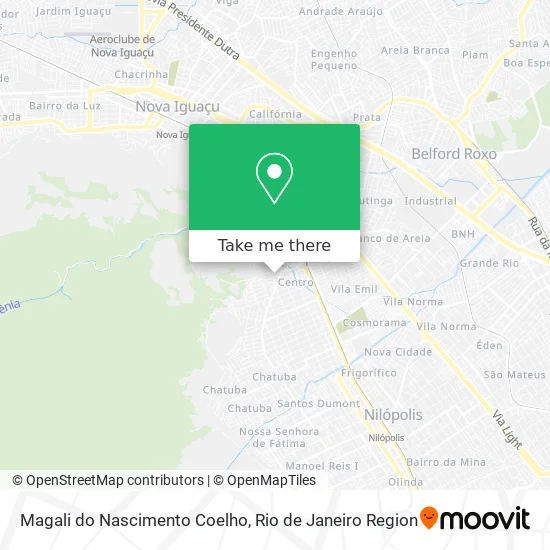 Magali do Nascimento Coelho map