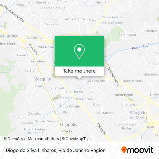 Mapa Diogo da Silva Linhares