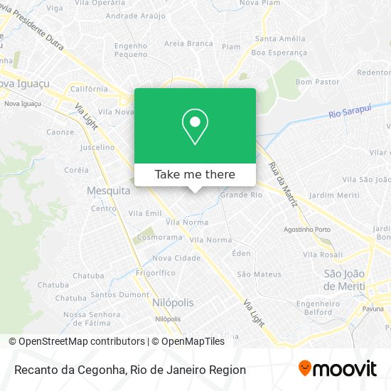 Recanto da Cegonha map