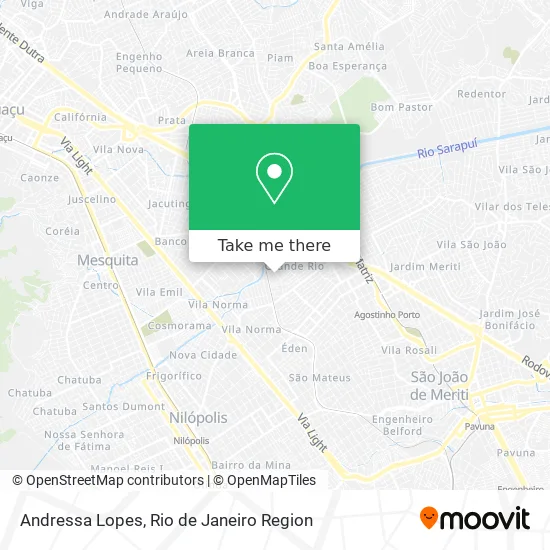 Andressa Lopes map